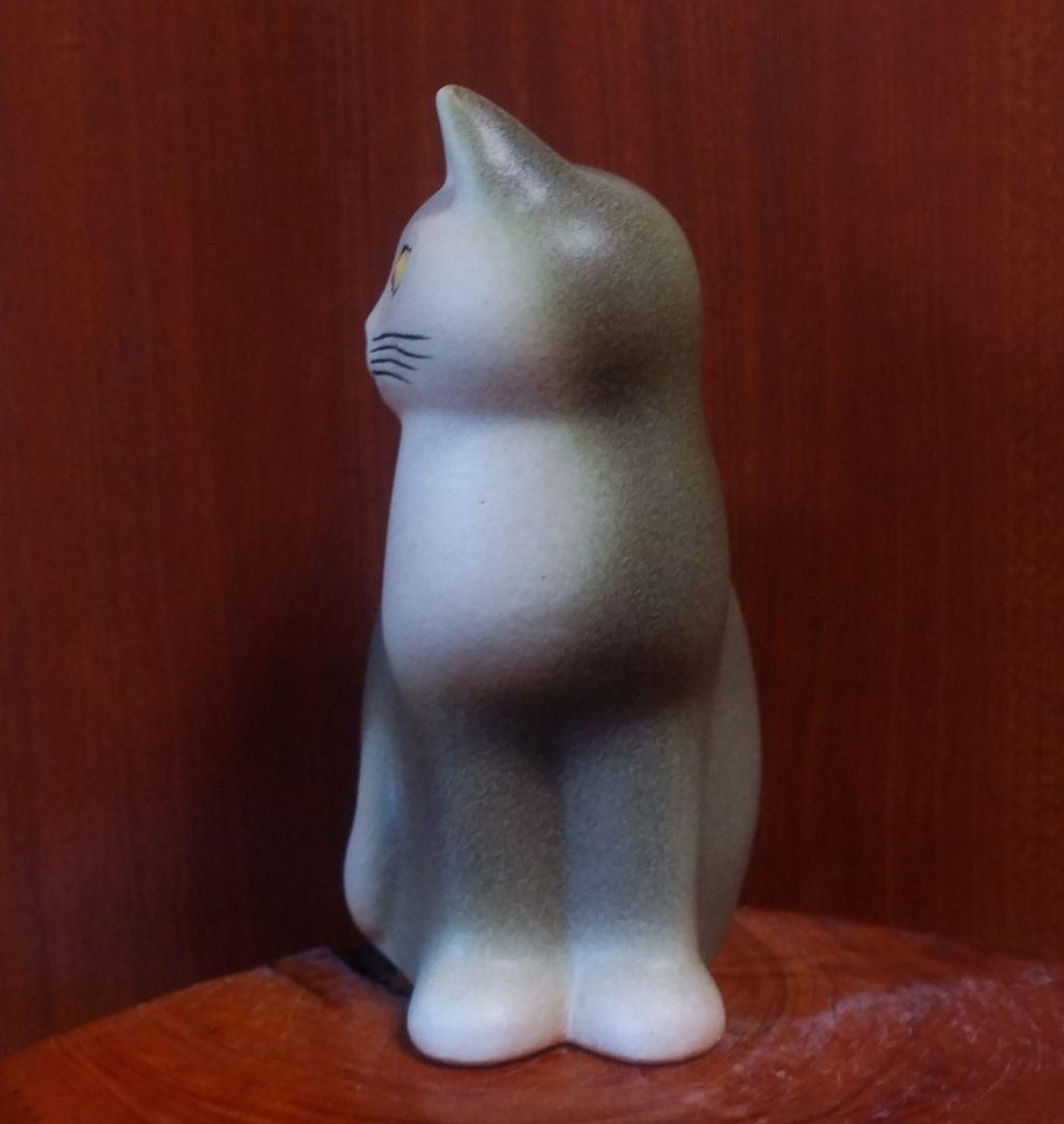 【最終価格】リサラーソン キャットマンズラージ ２１センチ 座布団付き