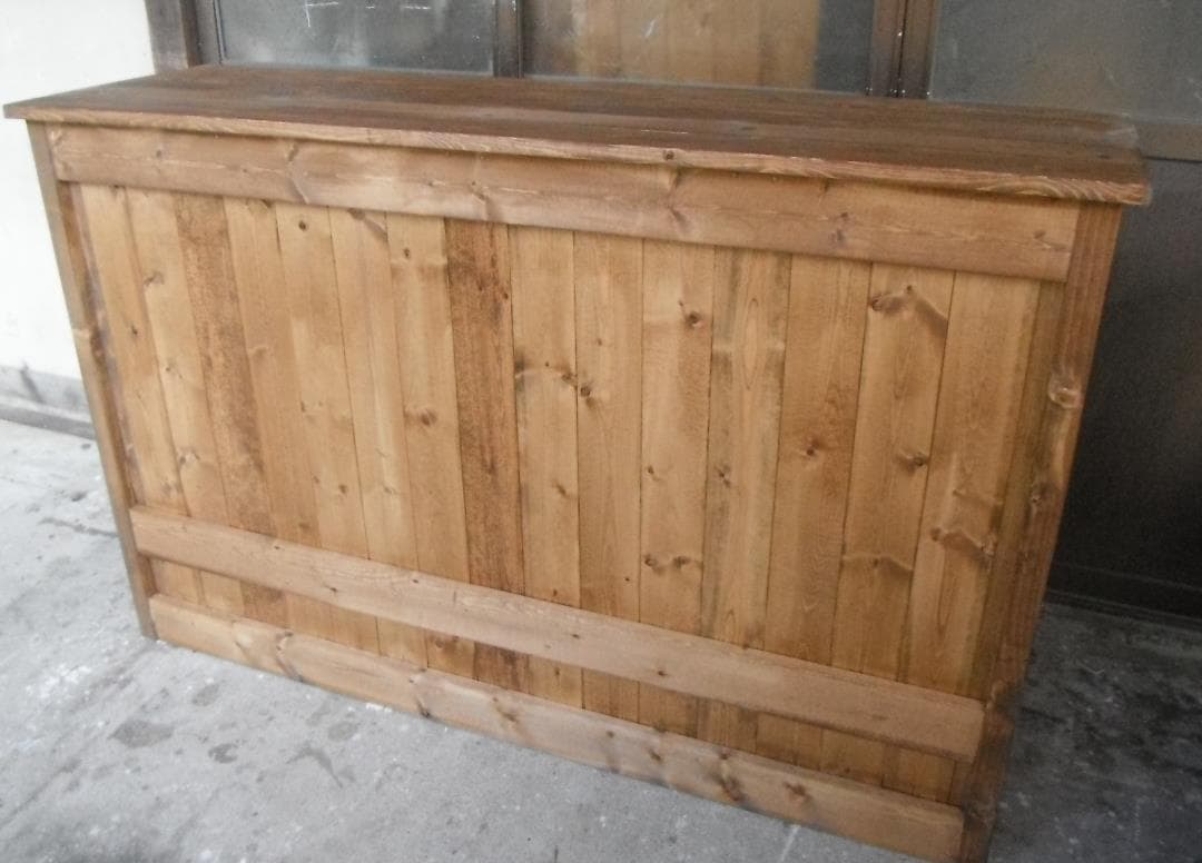 受注製作☆カウンターテーブル【1200】☆カントリー調【ダーク】☆