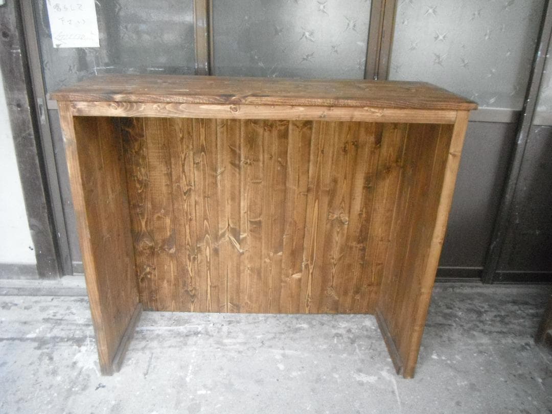 受注製作☆カウンターテーブル【1200】☆カントリー調【ダーク】☆