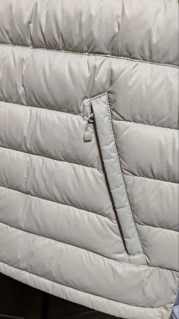 DANTON ベージュ キルティングダウンベスト サイズ36(Sサイズ相当)