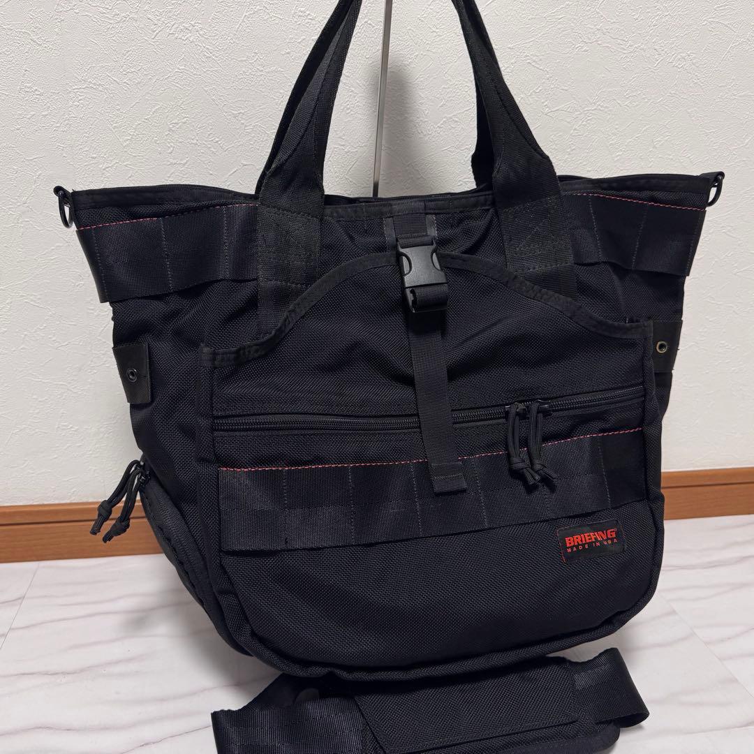 BRIEFING CLOUD GYM WIRE トートバッグ 黒 ショルダー