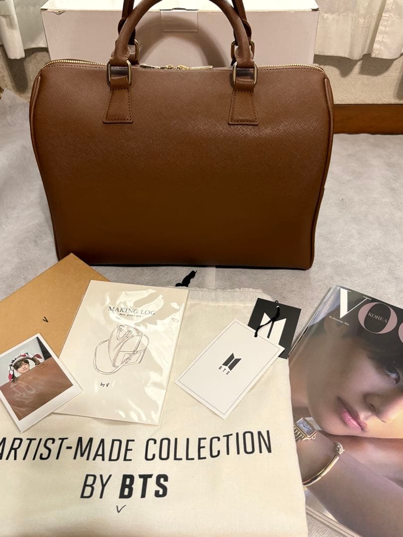BTS V アーティストメイドMUTE ボストンバッグ＆VOGUE KOR