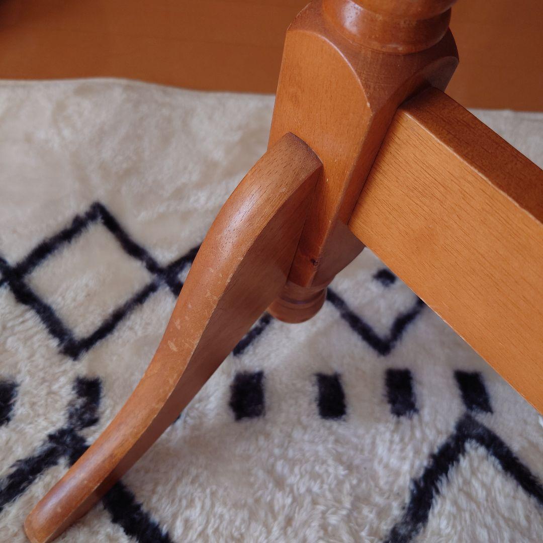 【激安特価】ナチュラルウッドスタンドミラー　希少　オーバル　ウッド　姿見