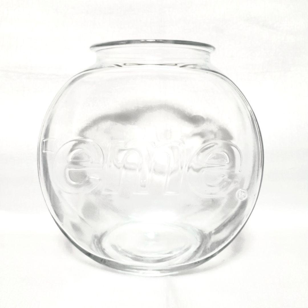 新品⭐シュプリーム⭐ロゴ ガラス アクアリウム 水槽 金魚鉢 テラリウム 花瓶