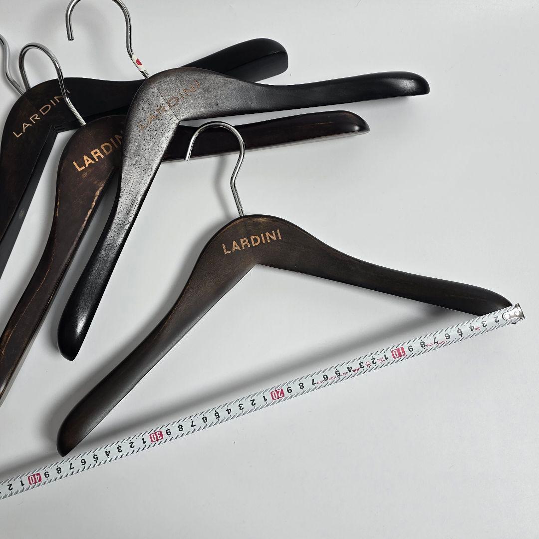 LARDINI ラルディーニ 木製ハンガー 4本セット 約38cm
