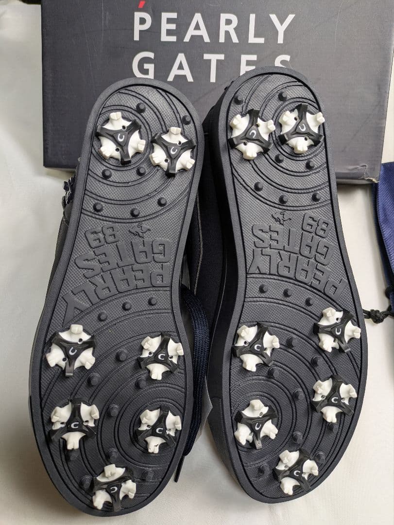 新品タグ付【PEARLY GATES 】 ゴルフシューズ 23.5 ハイカット