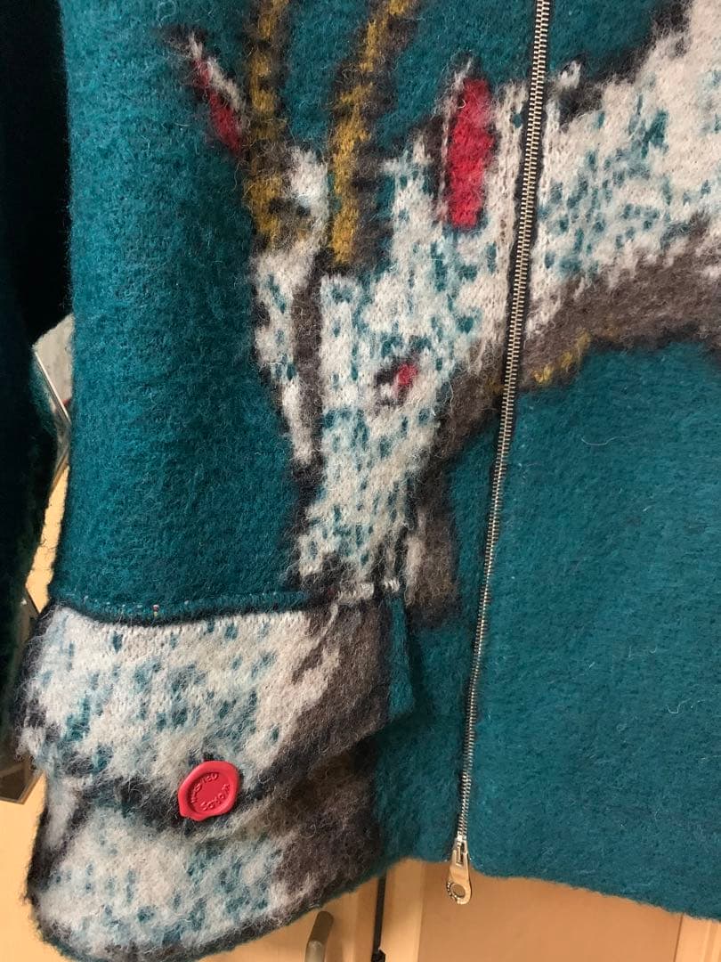 SHINYAKOZUKA 24AW HIS FEAST ヤギ ニット 緑 S/M