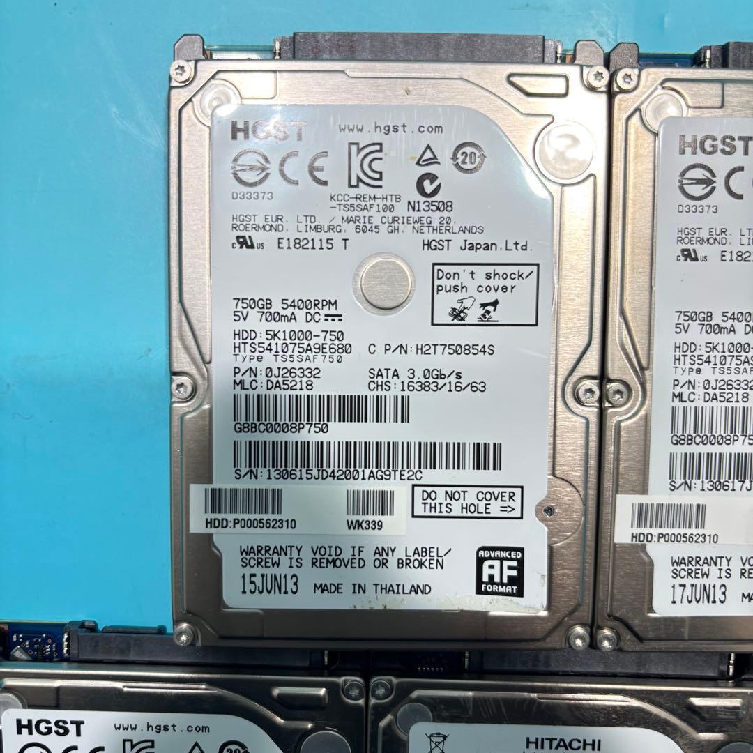 【750GB HDD‼】★動作良好★2.5インチ★内臓HDD★