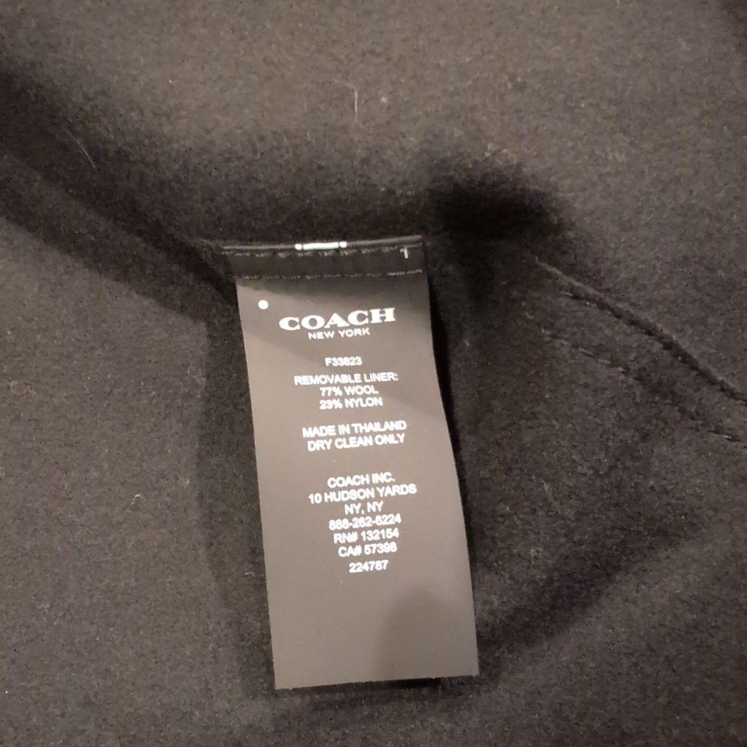 COACH ブラック トレンチコート