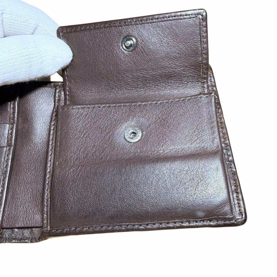 GUCCI グッチ 二つ折り財布 シマ インターロッキング GG ロゴプレート