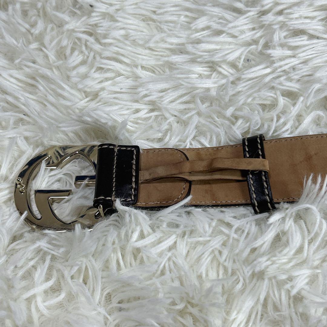 GUCCI GGスプリームキャンバスベルト 85/34
