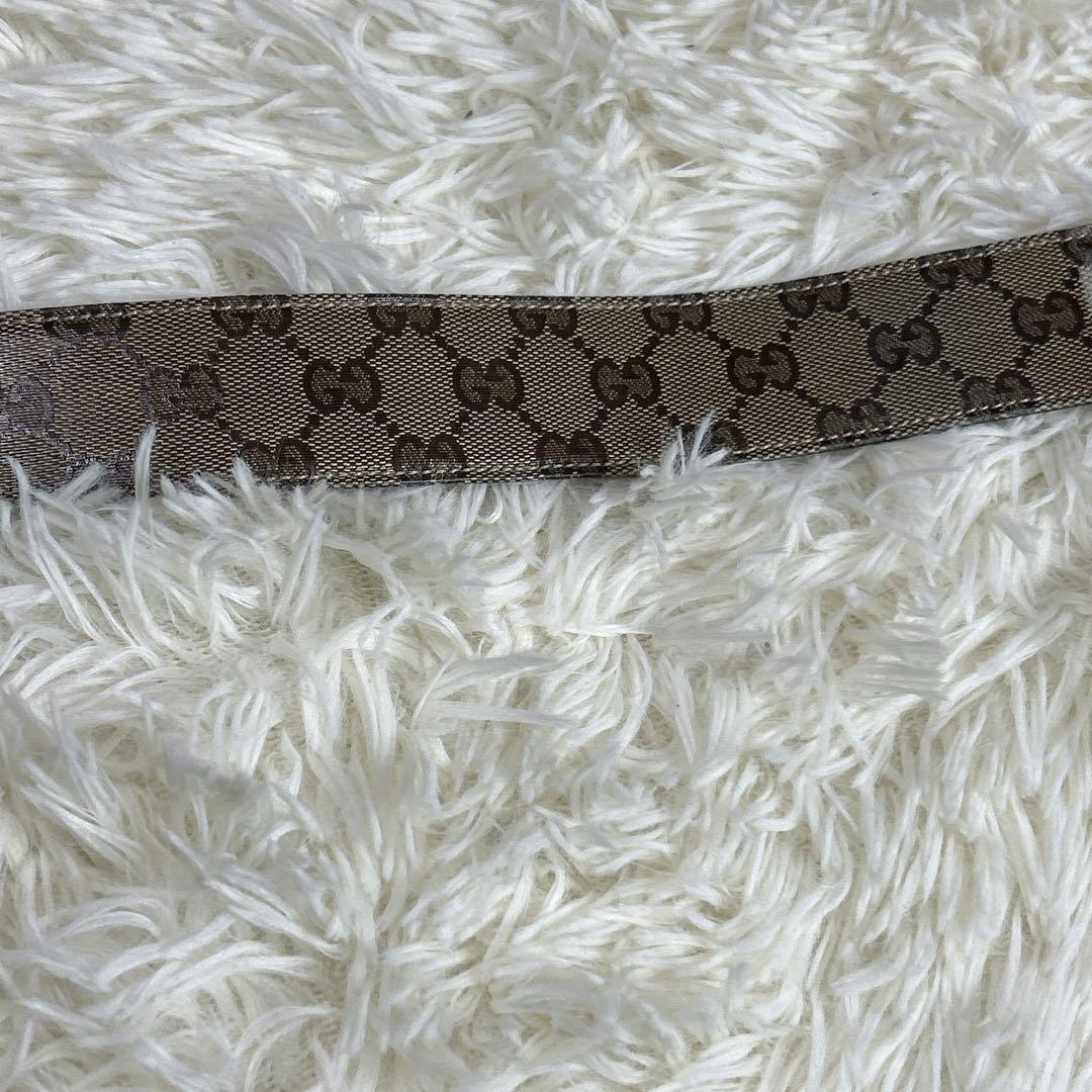 GUCCI GGスプリームキャンバスベルト 85/34
