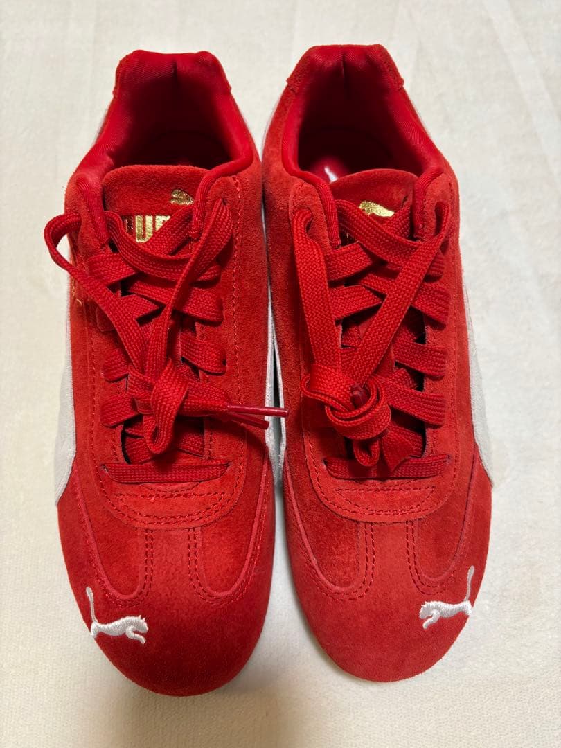 PUMA スピードキャット レッドスニーカー23.5cm