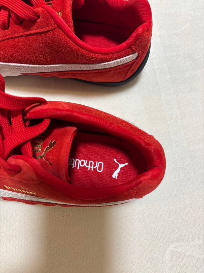 PUMA スピードキャット レッドスニーカー23.5cm