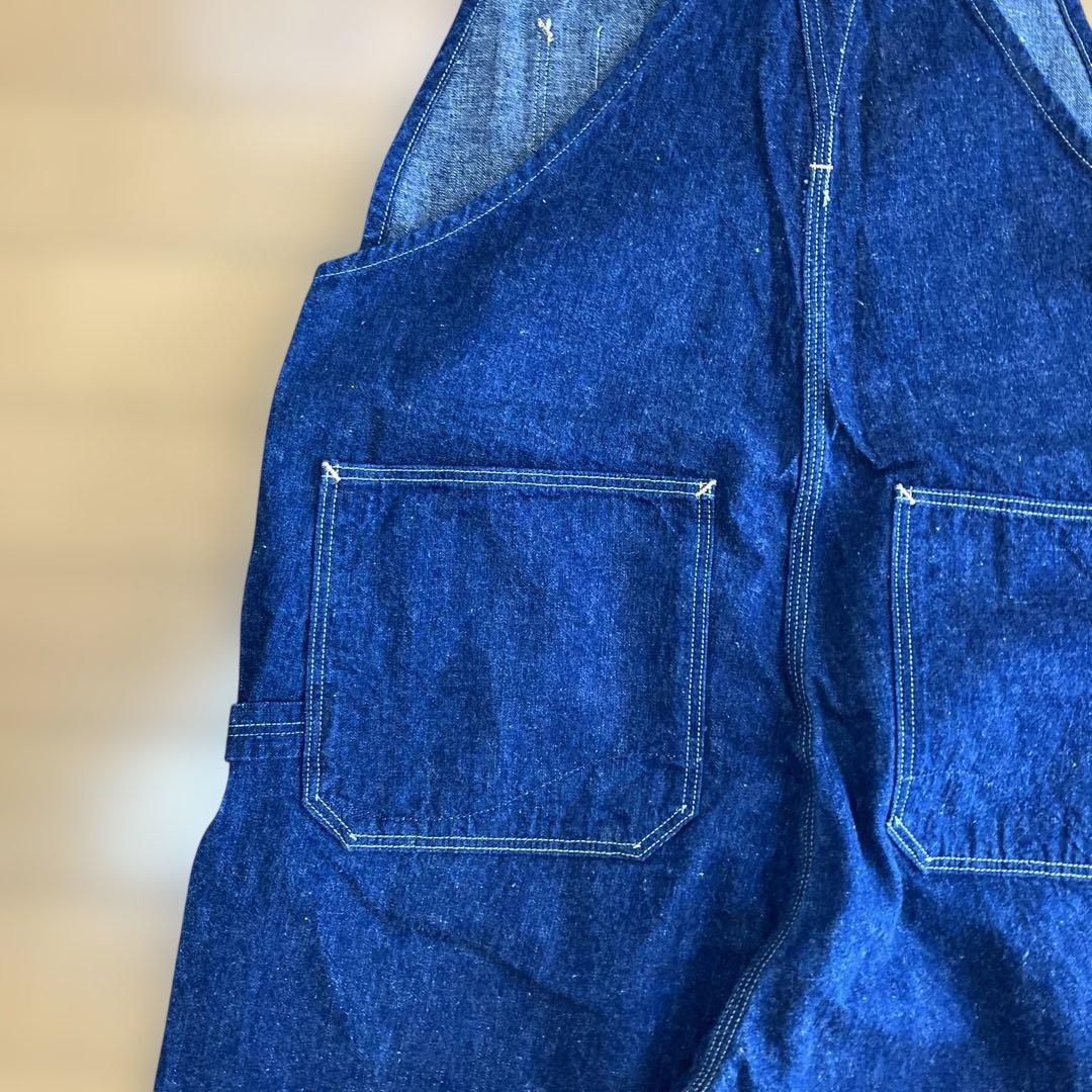 【or slow /オアスロウ】サロペット　インディゴ