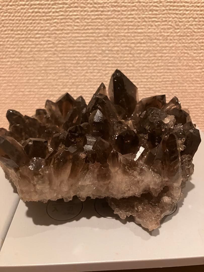 アーカンソー産スモーキークォーツ　両面クラスター