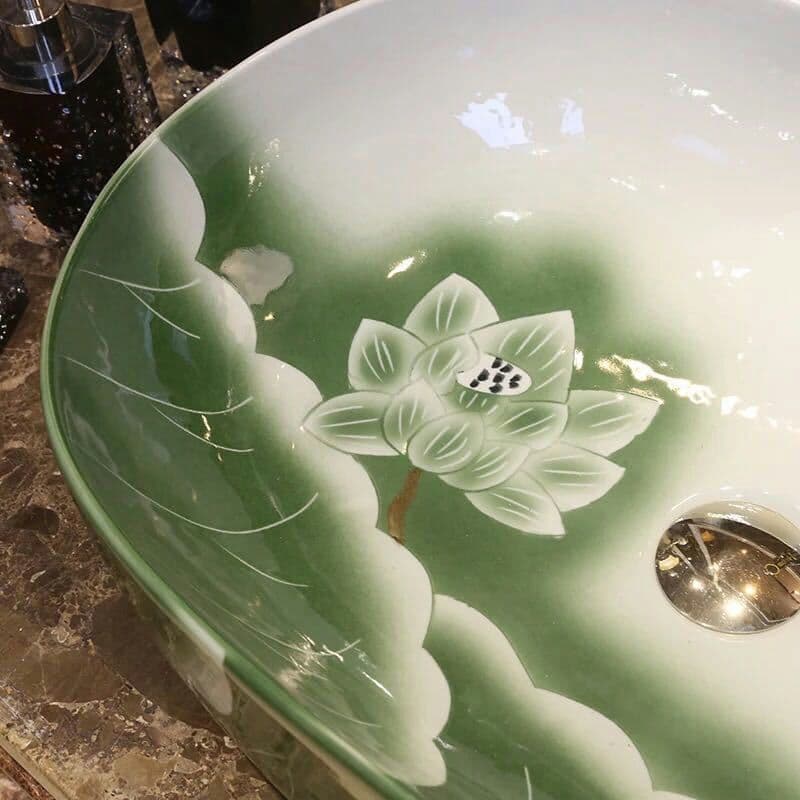 洗面ボール 陶器 手水鉢  手洗器 手洗い鉢 洗面器 蛇口