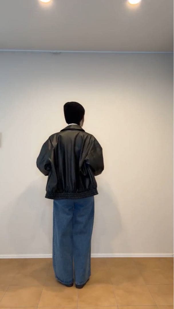 ジャケット・アウター Eongul Big Pocket faux Leather Blouson