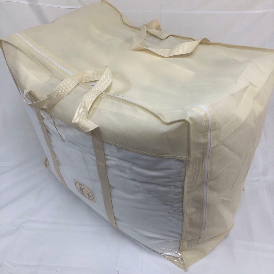 羽毛布団 シングル ニューゴールド 白色 日本製 150×210cm