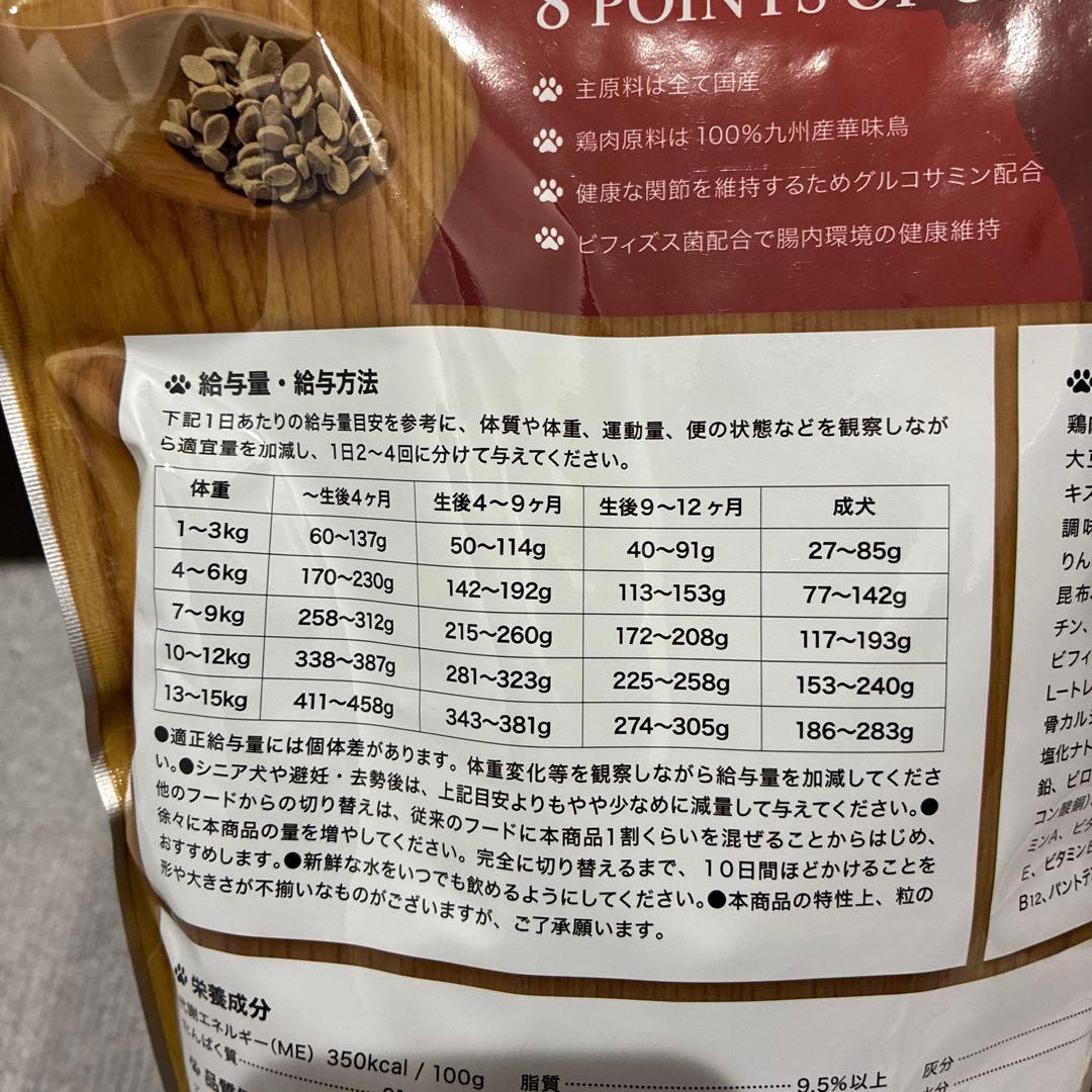 うまか ドッグフード 1.5kg ×3袋