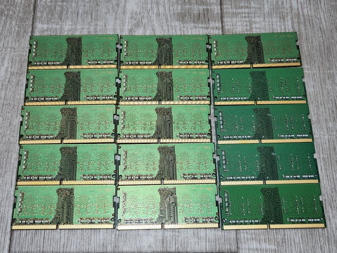 15枚 まとめ PC4 2666V ノート メモリ PCパーツ