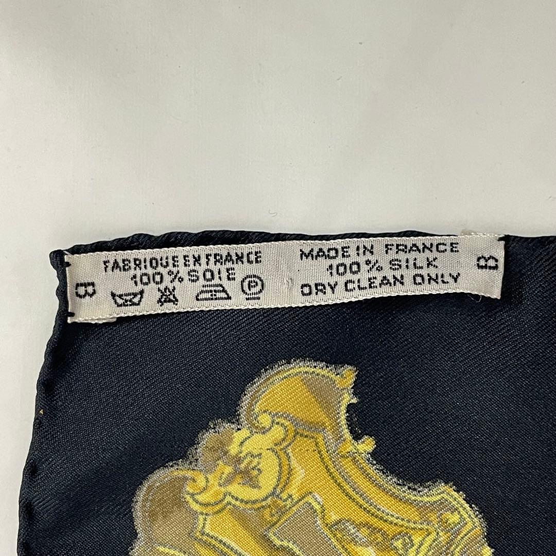 HERMES スカーフ 黒