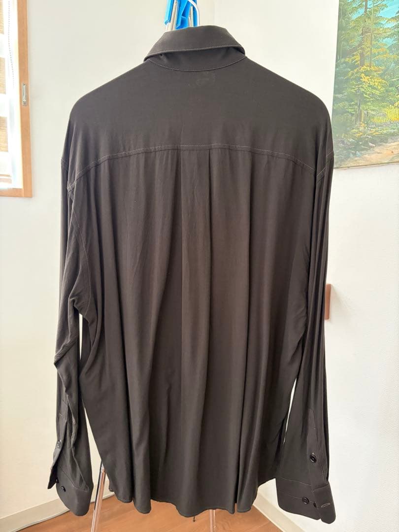 トップス LEMAIRE Shirt In Brown Viscose