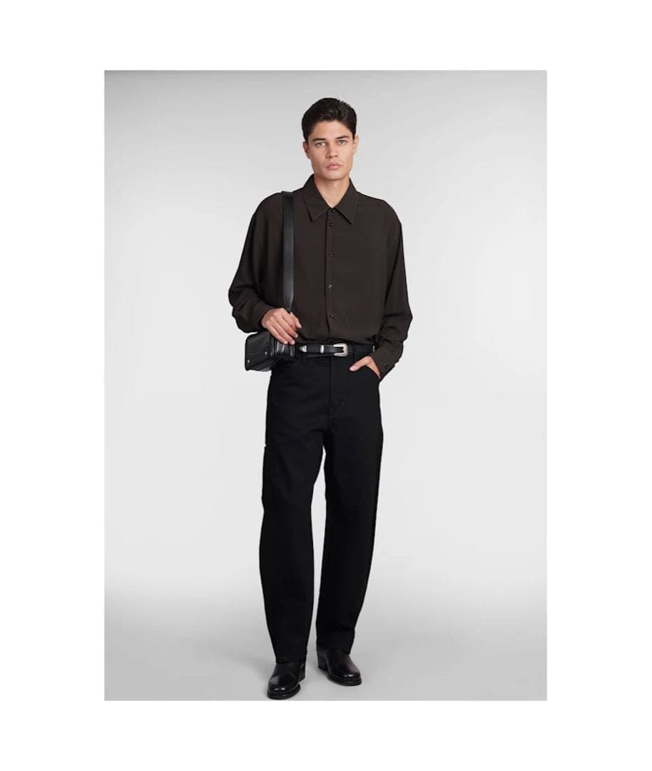 トップス LEMAIRE Shirt In Brown Viscose