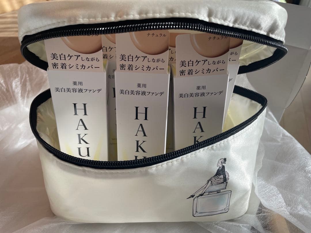 HAKU 美白ファンデーション 3本セット