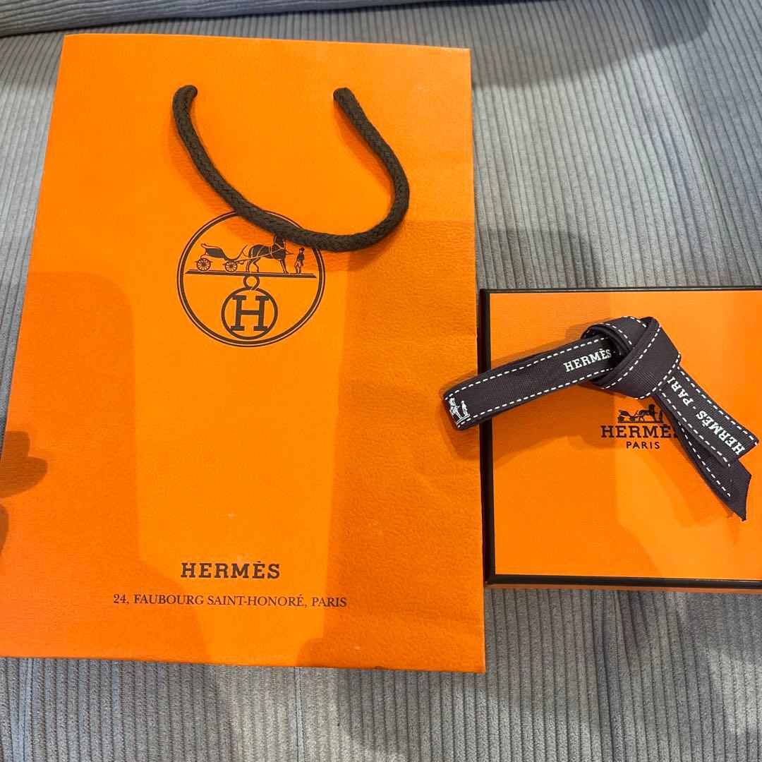 【新品未使用】Hermes グレナン　レザーブレスレット