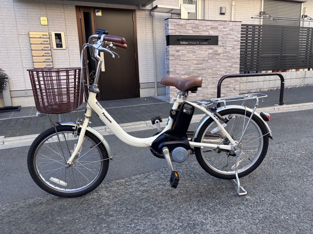 Panasonic mini電動アシスト自転車 アイボリー