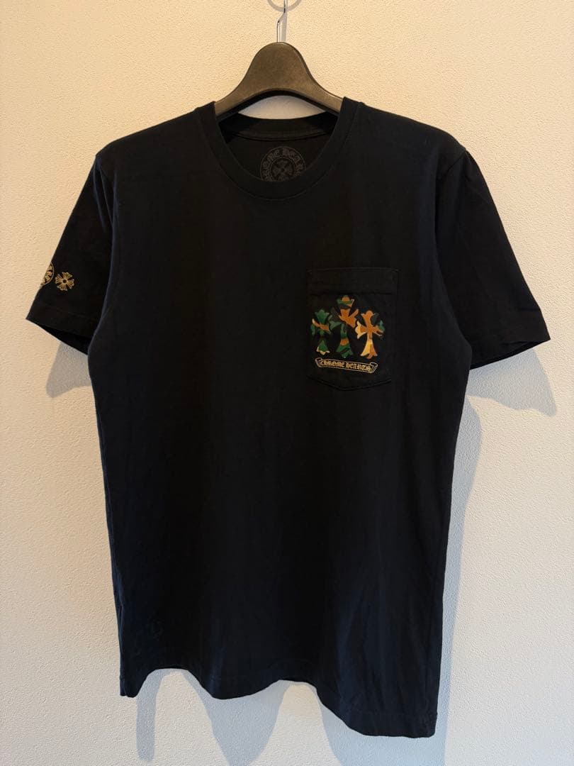 【希少】CHROMEHEARTクロムハーツ 迷彩　ホースシュー　半袖　Tシャツ