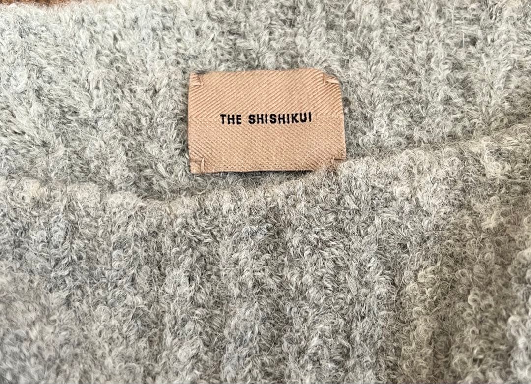 THE SHISHIKUI アルパカ85ニット L GRAY