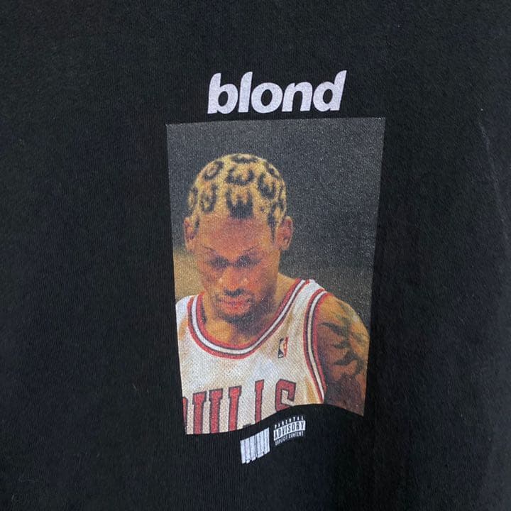 チャンピオン NBA バスケ デニス・ロッドマン Tシャツ USA古着 半袖 黒