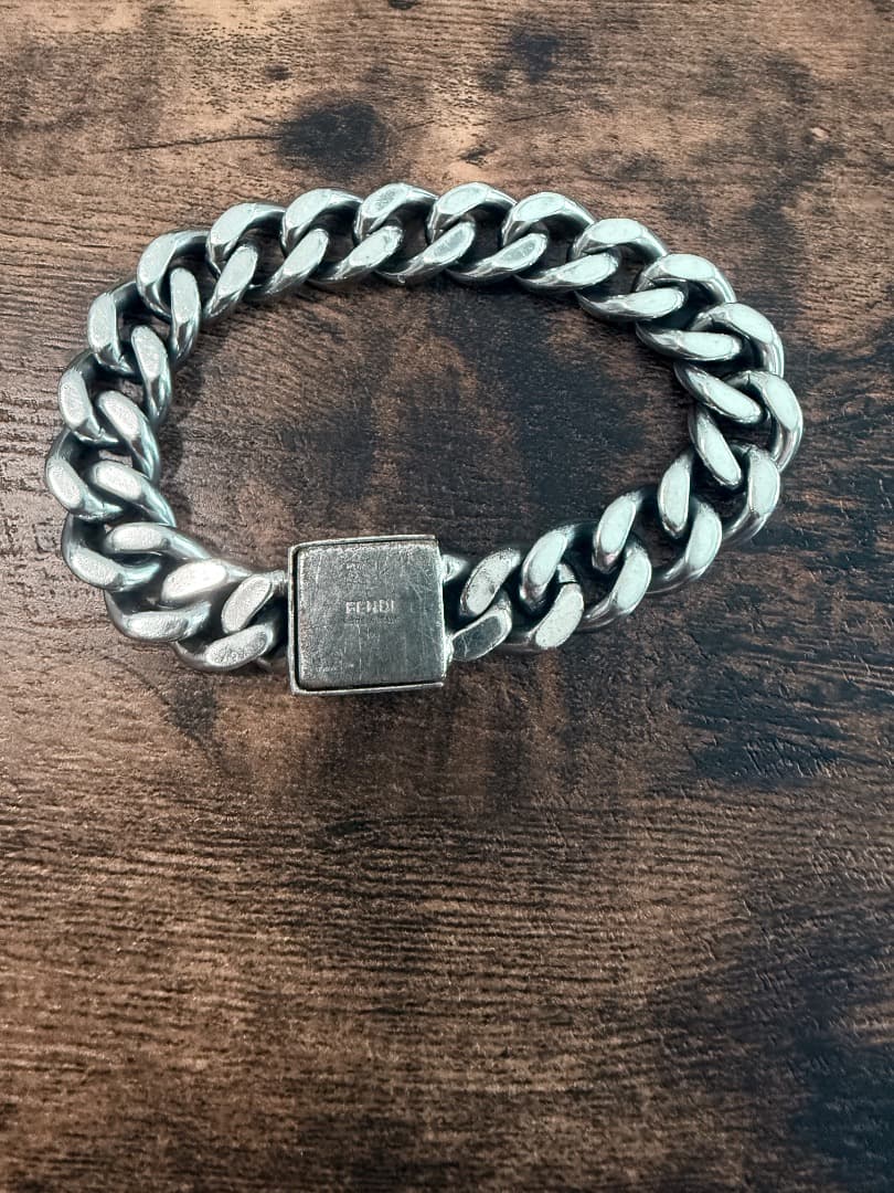 FENDI チェーンブレスレット シルバー