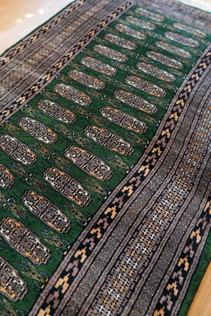 パキスタン絨毯 160×95cm ヴィンテージラグ　トライバルラグ　トルクメン
