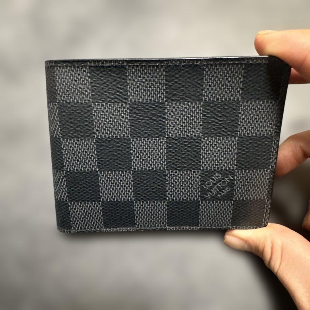 ルイヴィトン ポルトフォイユ スレンダー ダミエ グラフィット