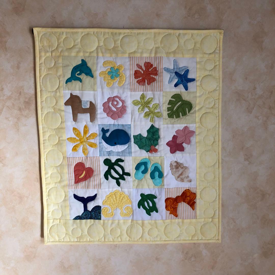 お値下げ　ハワイアンキルト ベビーキルト タペストリー