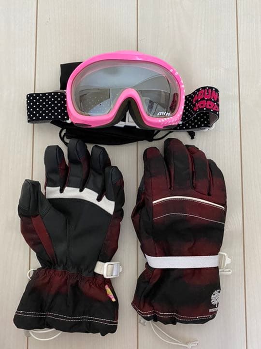 sista.j スキーウェア 手袋+ゴーグル付き セット