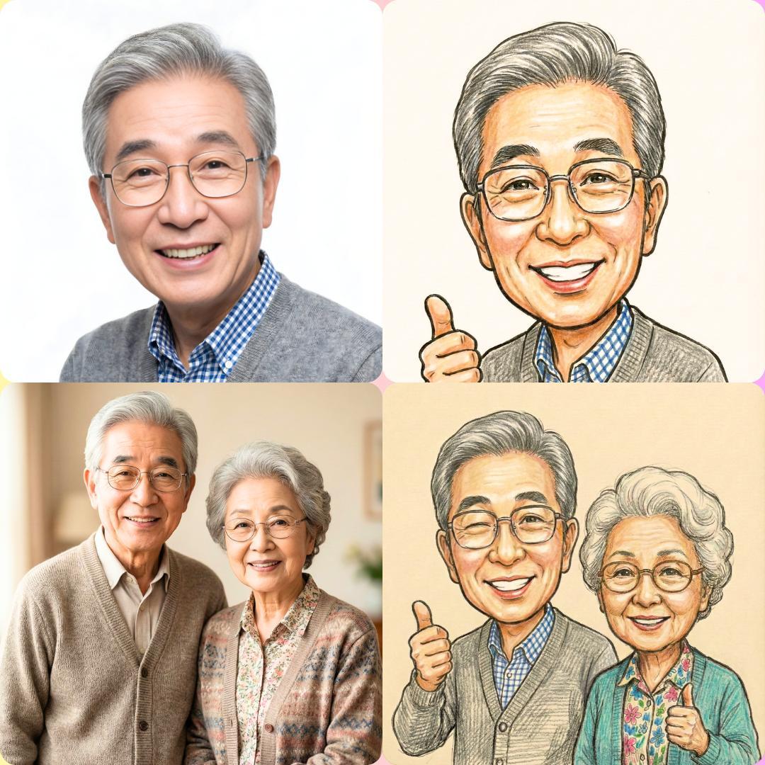 大切な想いを形に｜あたたかい 似顔絵オーダー 名前ポエム 名前詩