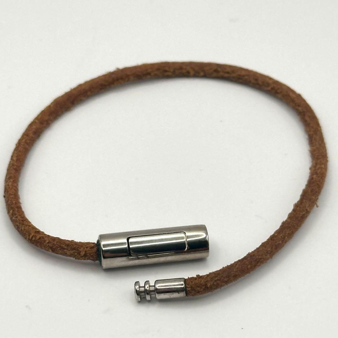 【希少色】HERMES セリエ ポルトクレ トークン レザーチャーム キーリング