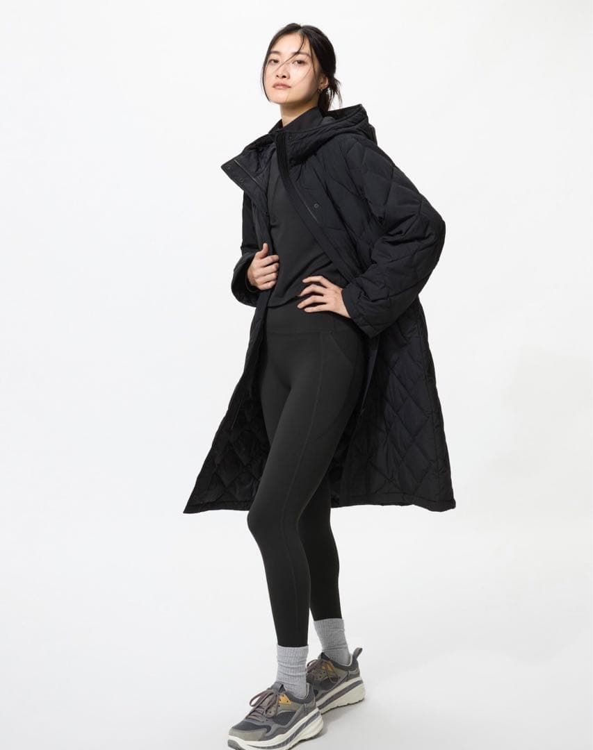 UNIQLO パフテックロングコートリラックスフィット