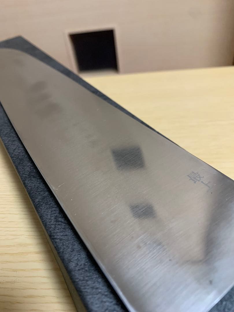 正本総本店 最高級炭素鋼 牛刀 33cm ブレード:炭素鋼、ハンドル:紫檀