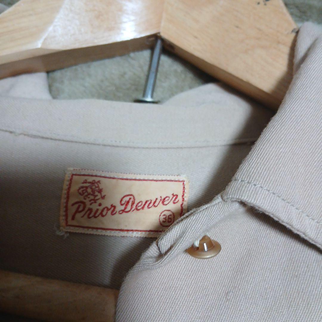 な*き様 40's ~ Prior Denver レーヨンギャバジンシャツ