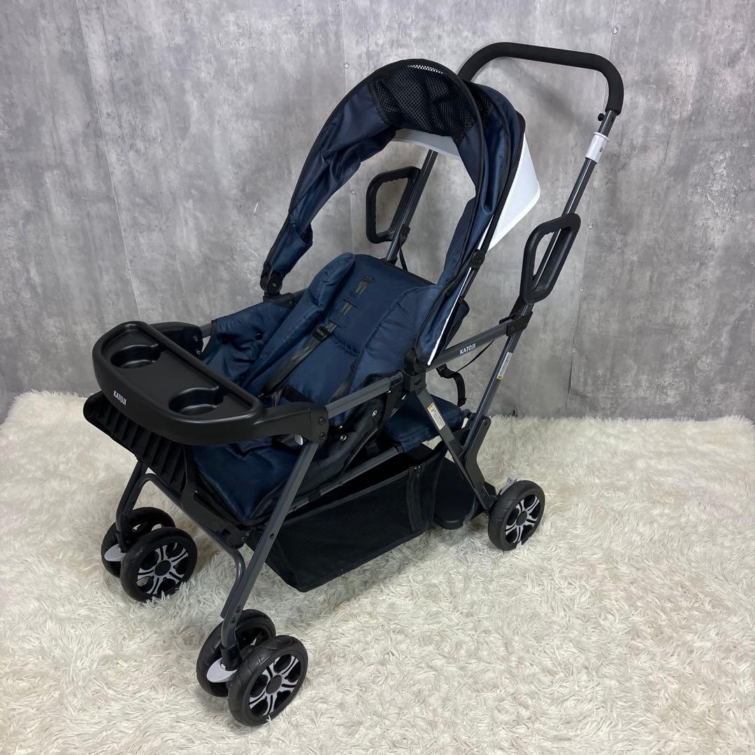 KATOJI カトージ 2人乗りベビーカー 二人でゴー