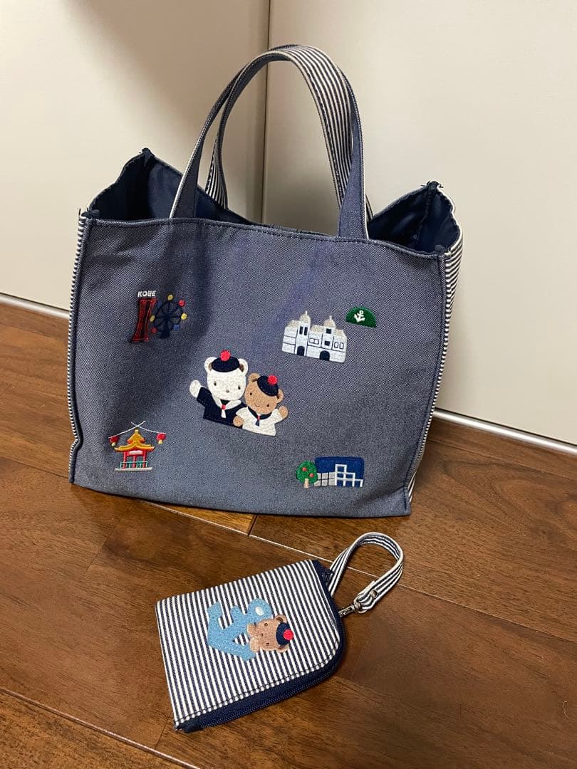 ファミリア 非売品 バッグとポーチ ふるさと納税 デニムバ