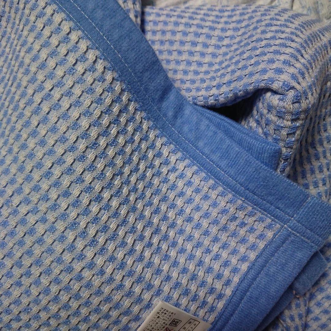 ①丸八真綿 マルハチオリジナル グッスリープダウン 専用カバーシーツ２枚 ブルー