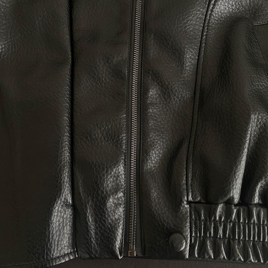 新品未使用 ザラ ZARA フェイクレザージャケット　XS