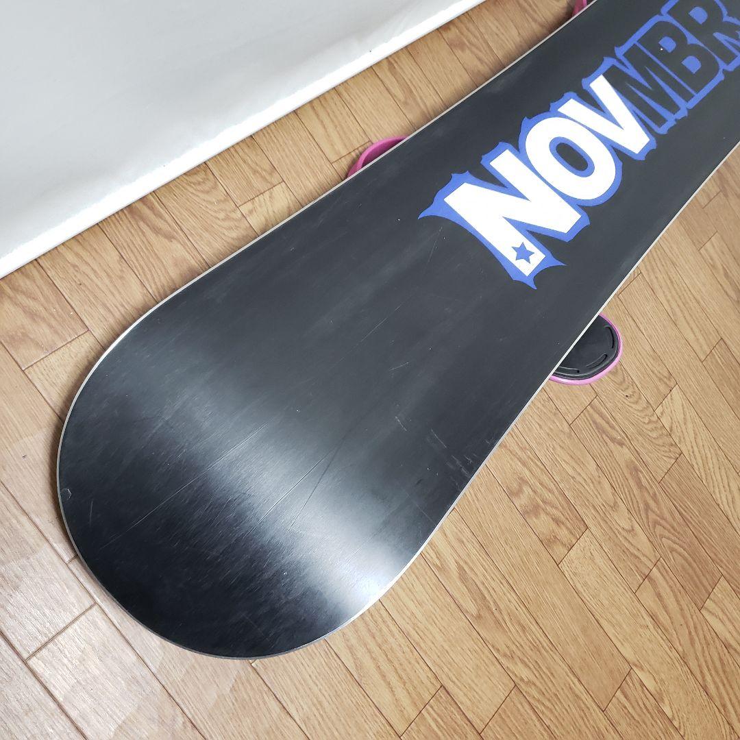 NOVEMBER ARTIST FLUX 142cm スノーボードセット