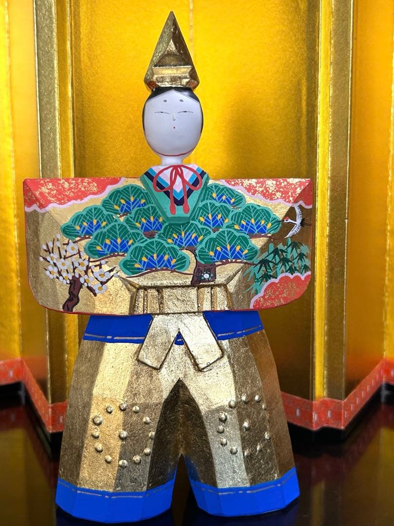 雛人形　一刀彫　清水俊明　古俊　7号(大型)